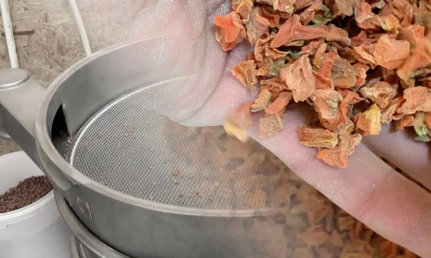 Ontstoffen gedroogde wortel